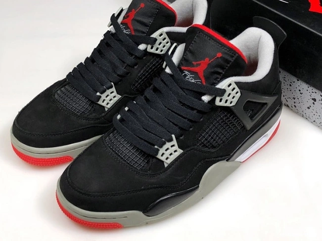 Cheap JORDAN CEMENT RETRO 4 BLACK 308497-060 0702